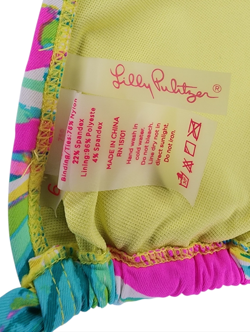 Lilly Pulitzer Bikini Top, Womens 6 - Picture 5 of 5